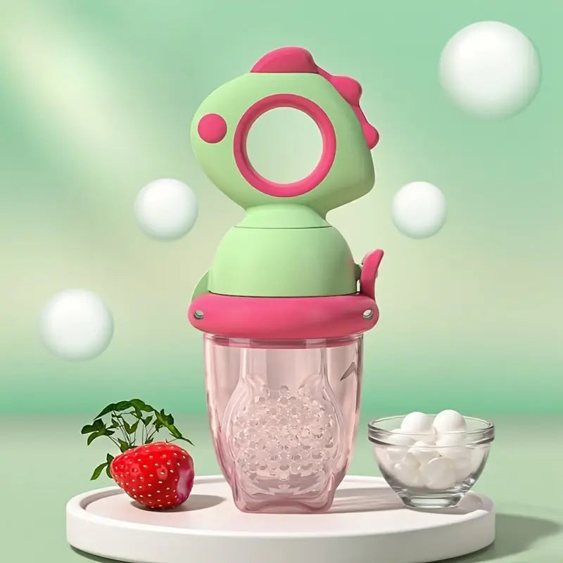 Baby Fruit & Vegetable Feeder, Silicone Baby Fruit Teether Grown Baby Fruit Feeder Child Comfort Toy Baby Food Feeder Silicone Fruit Teether Baby Teether Feeder Baby Fruit Nibbler Infant Fruit Pacifier Teether Baby Comfy Fidgets12 Teething Aid Feeding Aid