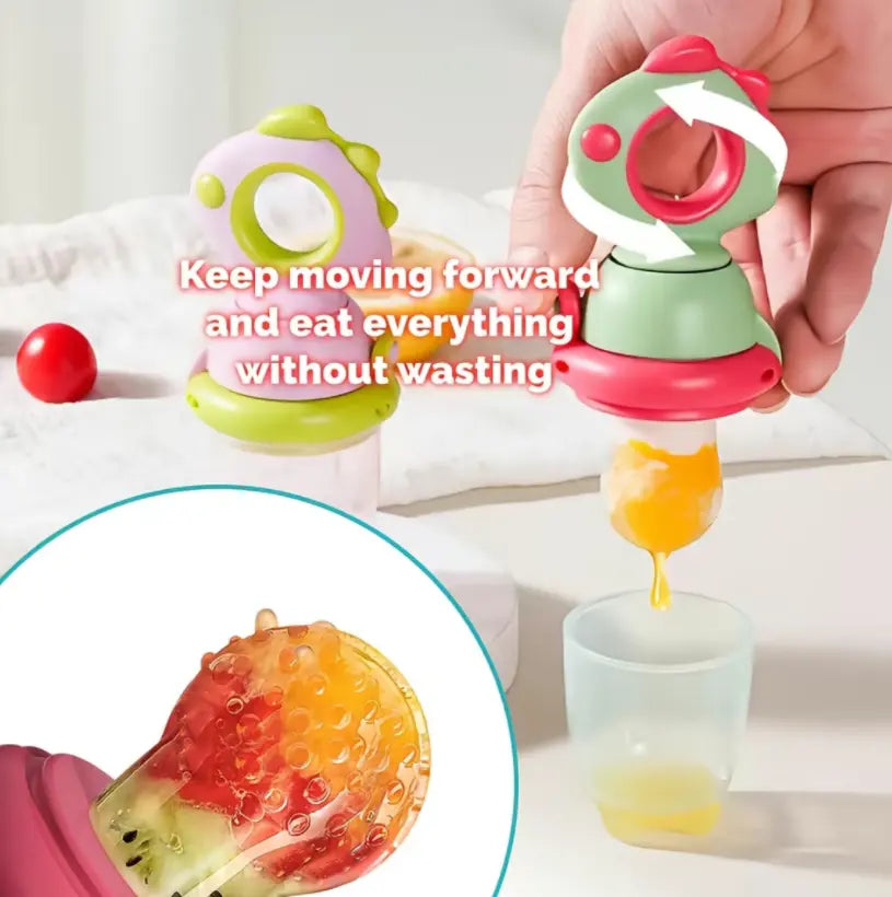 Baby Fruit & Vegetable Feeder, Silicone Baby Fruit Teether Grown Baby Fruit Feeder Child Comfort Toy Baby Food Feeder Silicone Fruit Teether Baby Teether Feeder Baby Fruit Nibbler Infant Fruit Pacifier Teether Baby Comfy Fidgets12 Teething Aid Feeding Aid