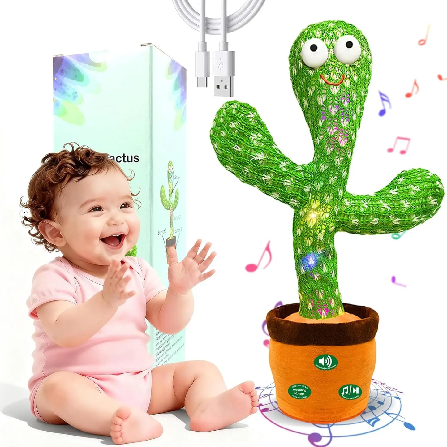 Talking Dancing Giraffe Baby Toys 3-18 Months, Singing Recording Repeats What You Say with Glowing Light, Funny Gift Toddlers 1-3 Year Old, Boys Girls Tummy Time Toys New Model
