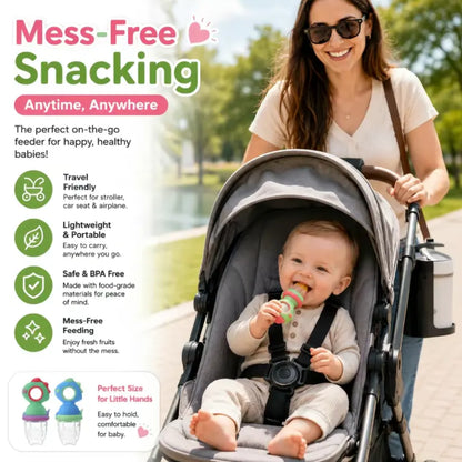 Baby Fruit & Vegetable Feeder, Silicone Baby Fruit Teether Grown Baby Fruit Feeder Child Comfort Toy Baby Food Feeder Silicone Fruit Teether Baby Teether Feeder Baby Fruit Nibbler Infant Fruit Pacifier Teether Baby Comfy Fidgets12 Teething Aid Feeding Aid