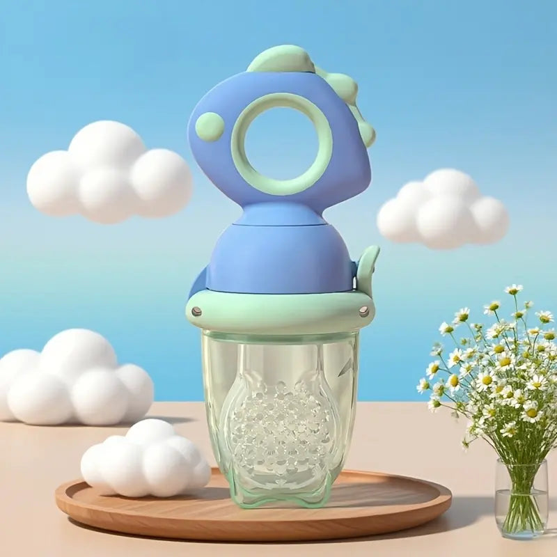 Baby Fruit & Vegetable Feeder, Silicone Baby Fruit Teether Grown Baby Fruit Feeder Child Comfort Toy Baby Food Feeder Silicone Fruit Teether Baby Teether Feeder Baby Fruit Nibbler Infant Fruit Pacifier Teether Baby Comfy Fidgets12 Teething Aid Feeding Aid