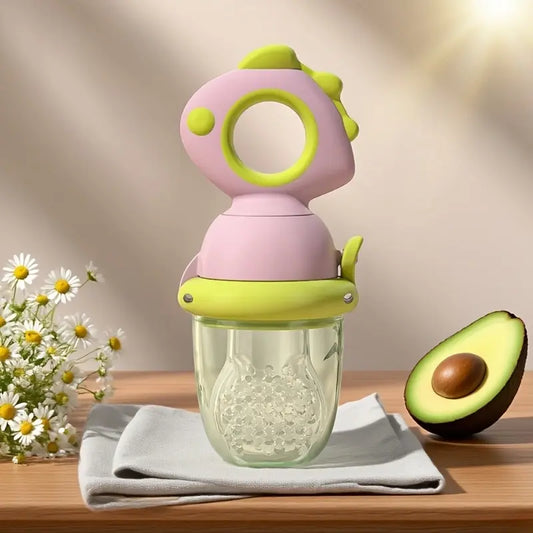 Baby Fruit & Vegetable Feeder, Silicone Baby Fruit Teether Grown Baby Fruit Feeder Child Comfort Toy Baby Food Feeder Silicone Fruit Teether Baby Teether Feeder Baby Fruit Nibbler Infant Fruit Pacifier Teether Baby Comfy Fidgets12 Teething Aid Feeding Aid